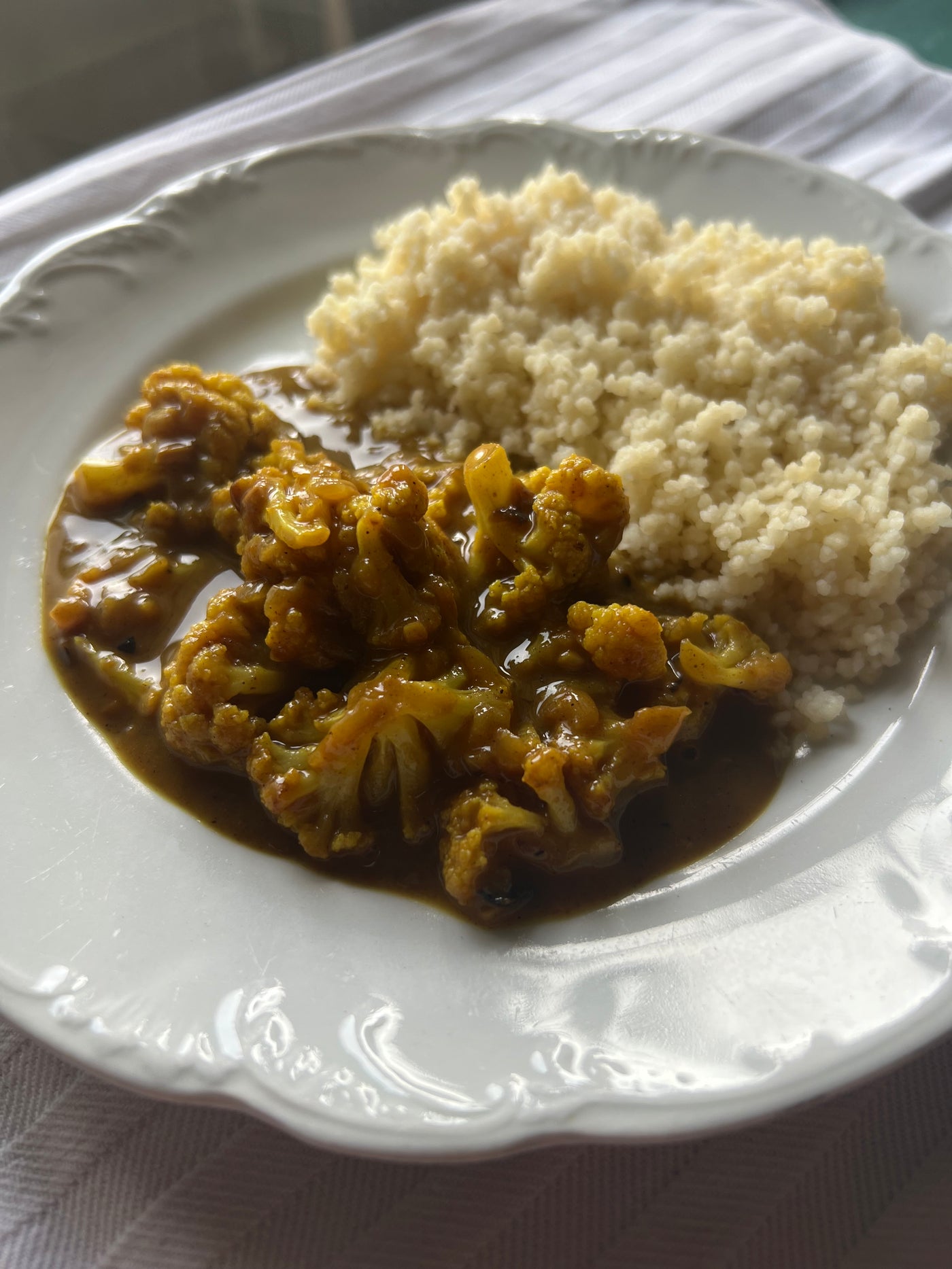 Coliflor al Curry