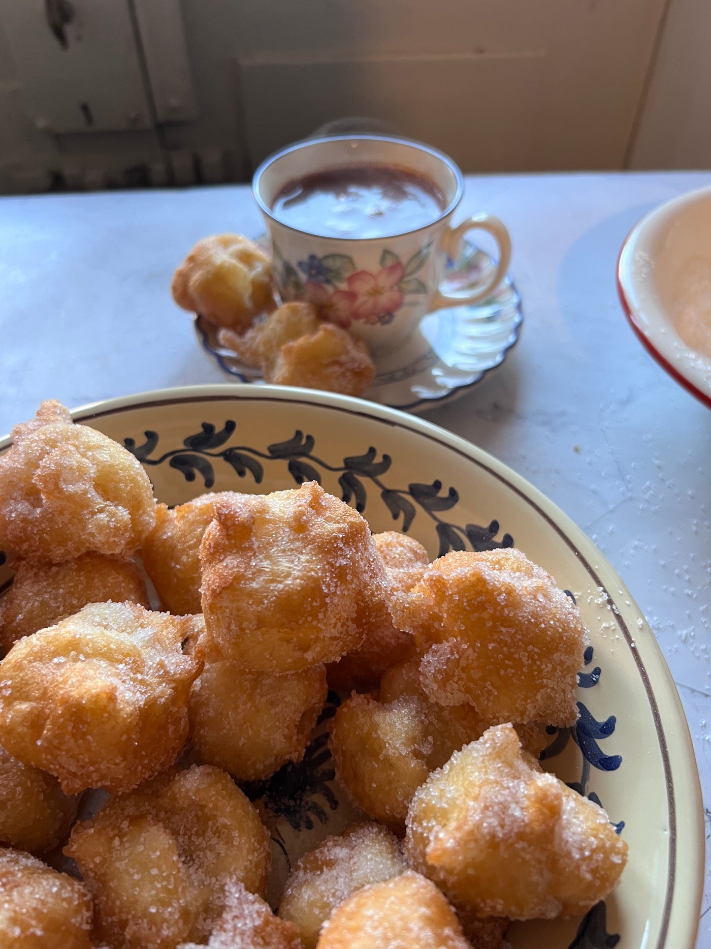 Buñuelos con azúcar