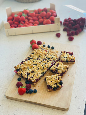 Crumble de frutos rojos